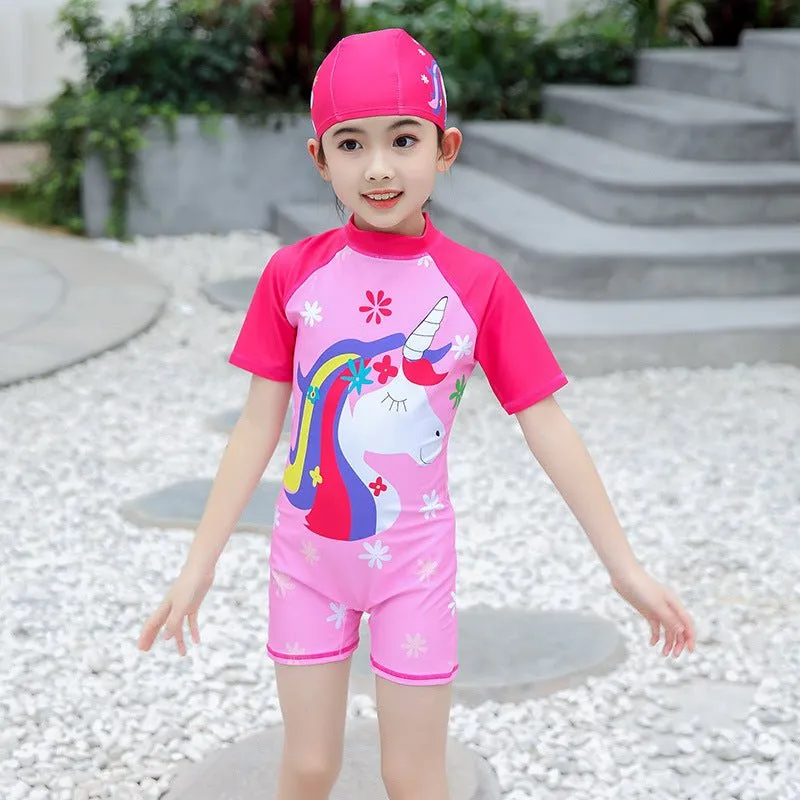 Unicorn Wonder Girls Swimsuit