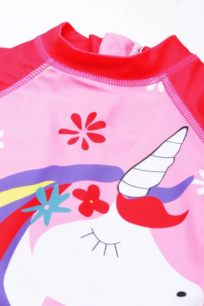 Unicorn Wonder Girls Swimsuit