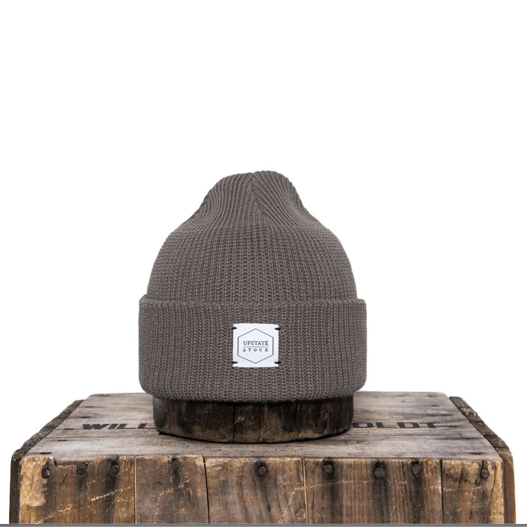 Upstate Stock Eco-Cotton Watchcap - Steel