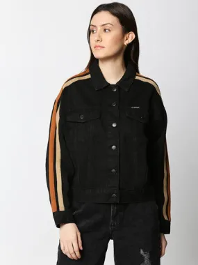 Valencia Mom Jacket With Sleeve Tape