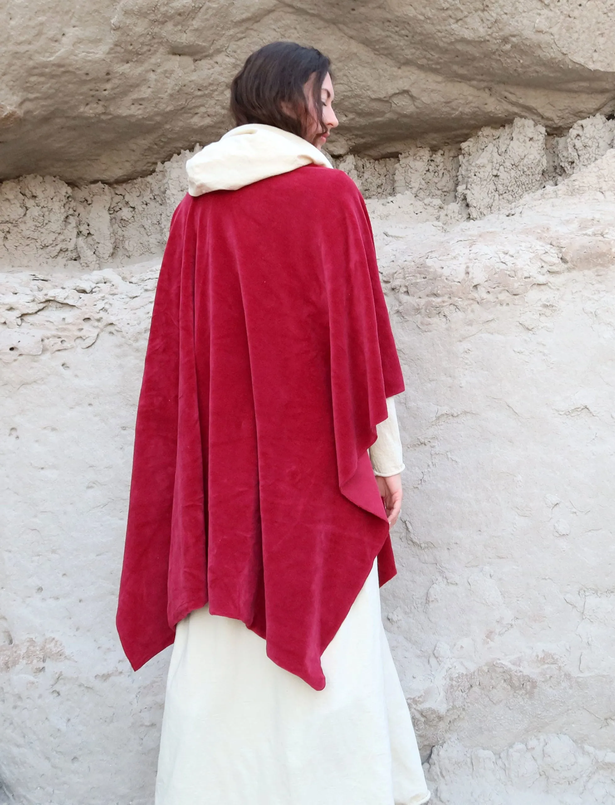 VELOUR 2 Yard Poncho Shawl