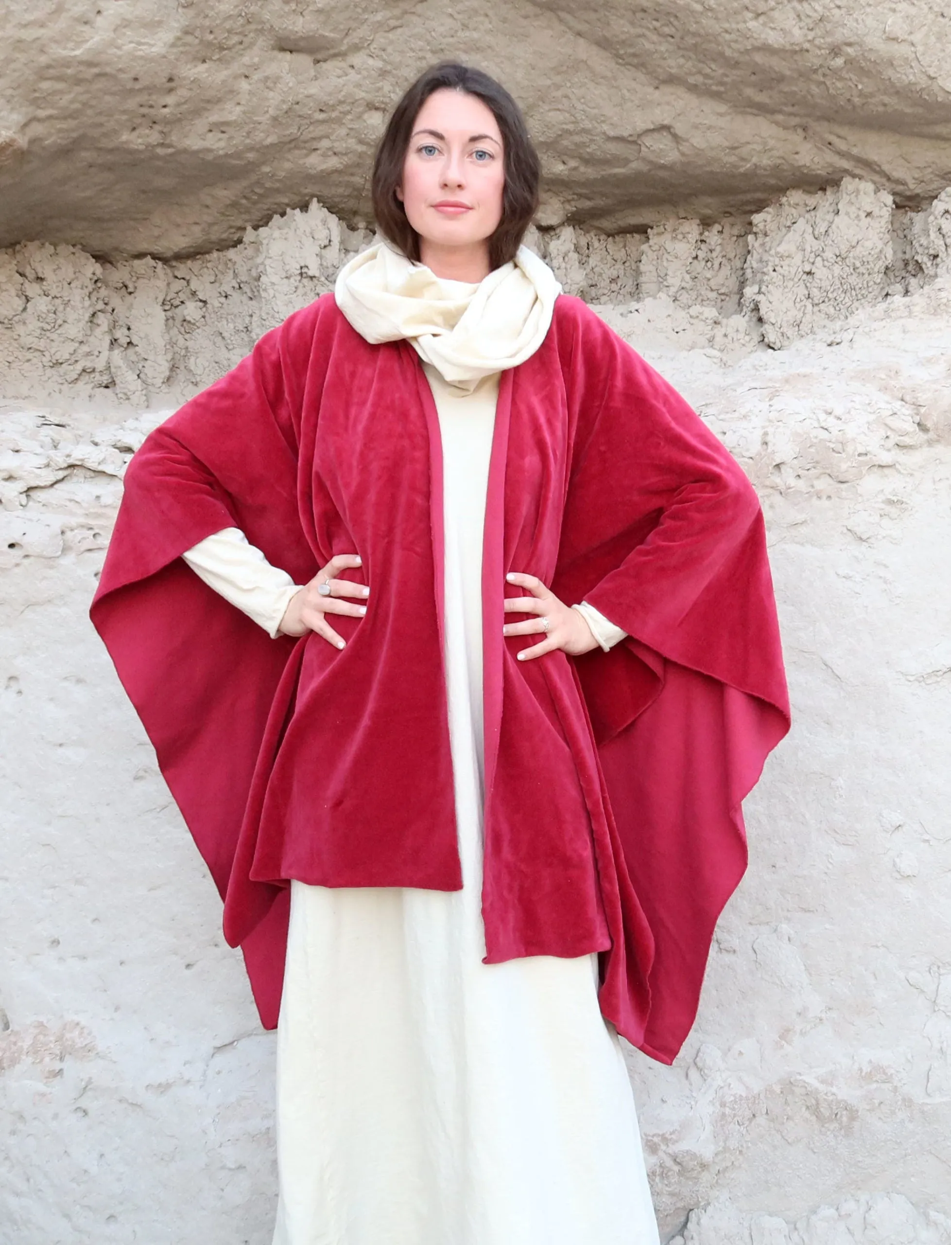 VELOUR 2 Yard Poncho Shawl