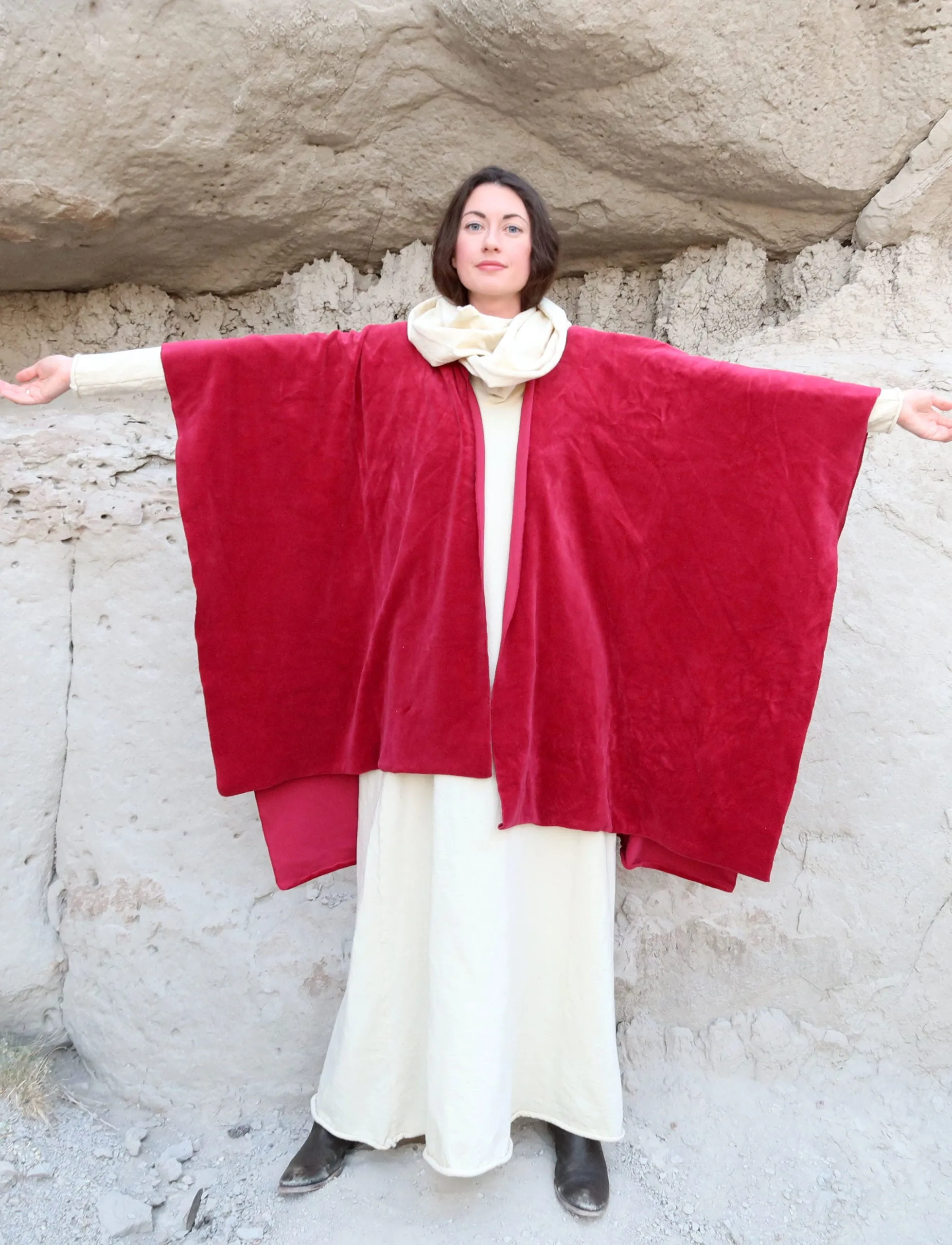 VELOUR 2 Yard Poncho Shawl