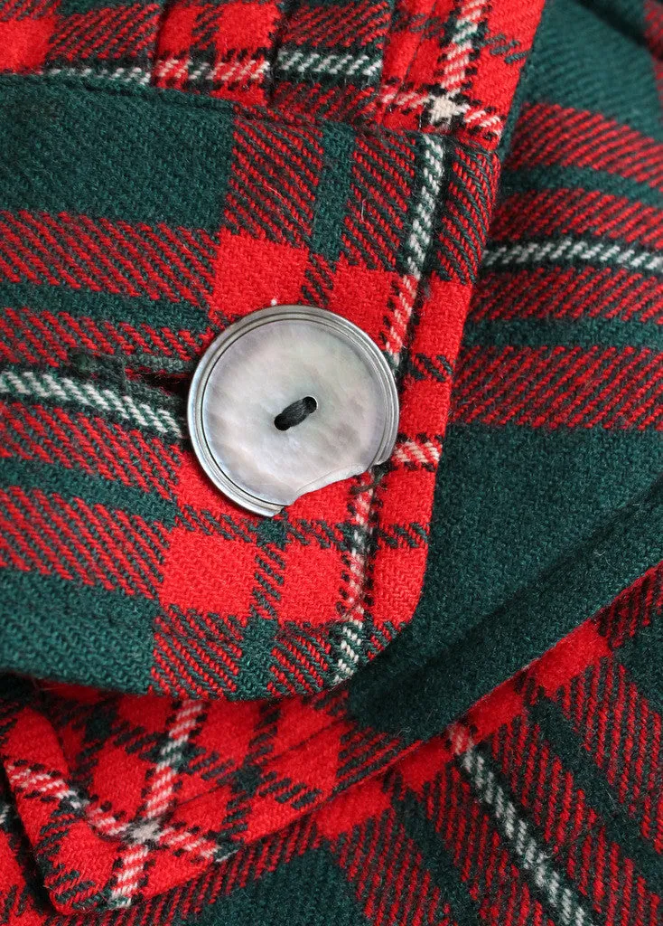 Vintage 1940s Pendleton Plaid 49er Jacket