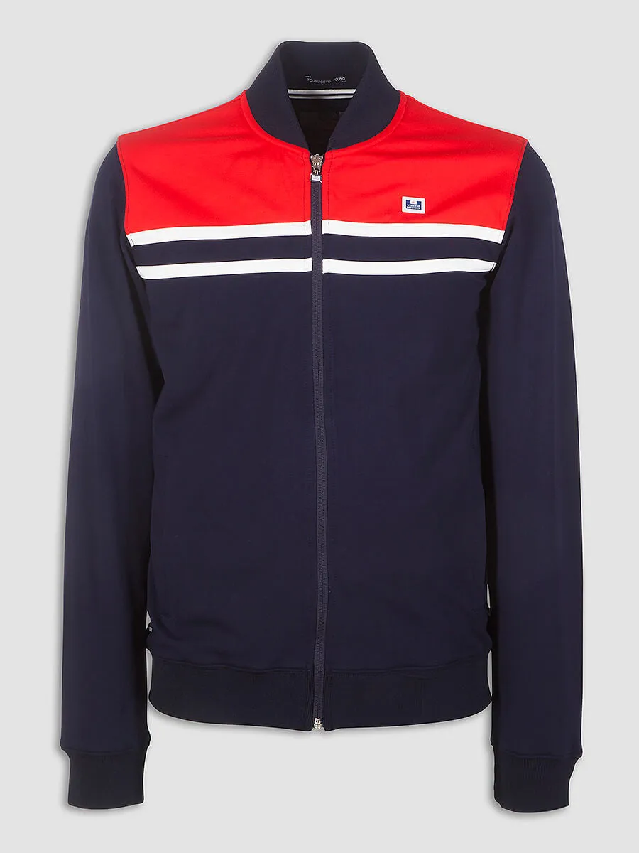 Weekend Offender Farnell Track Jacket - Navy