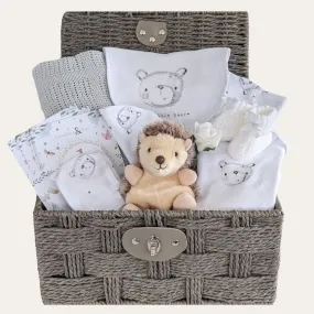 Welcome Little Bear Unisex Baby Gift Hamper Basket