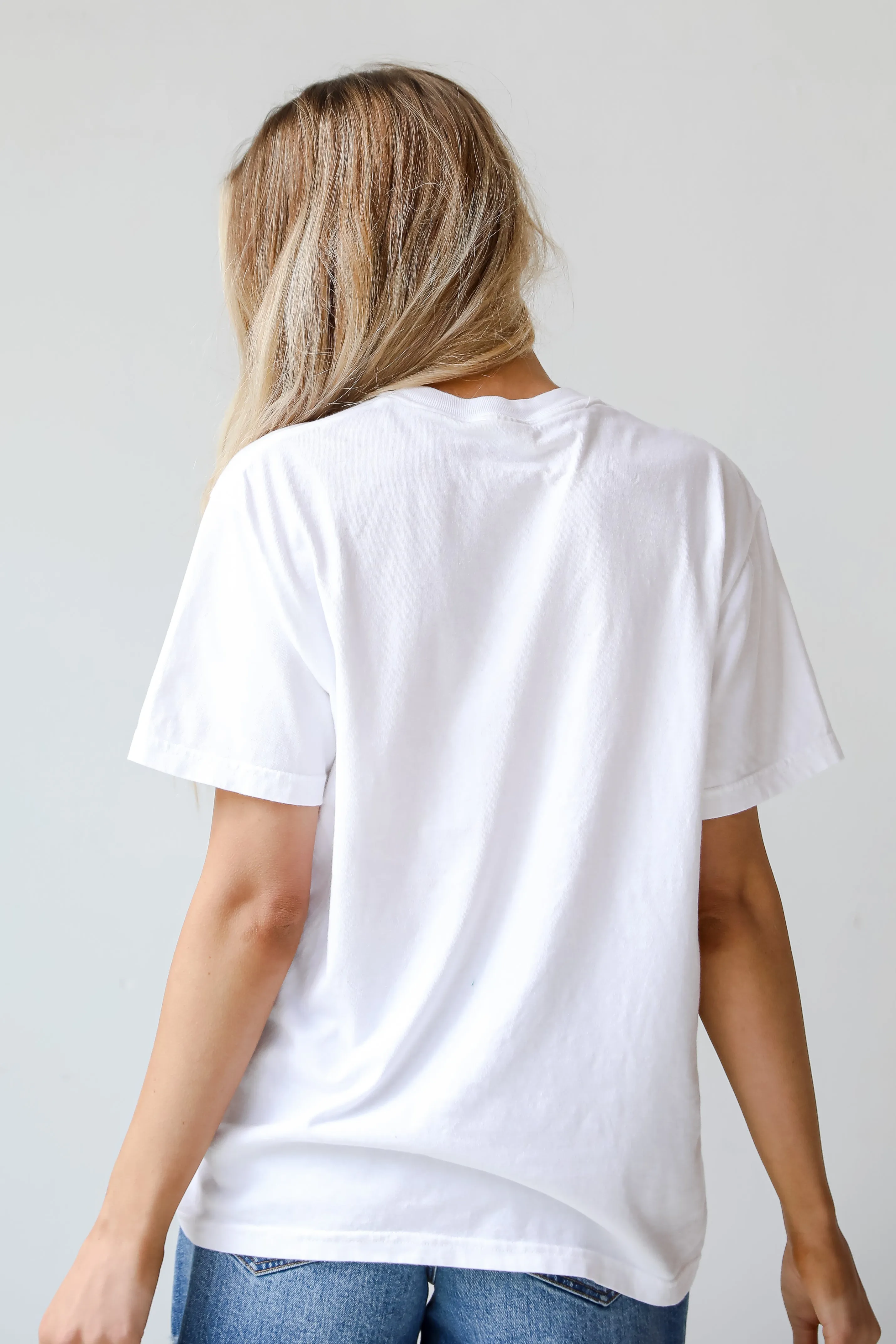 White Atlanta Baseball Graphic Tee