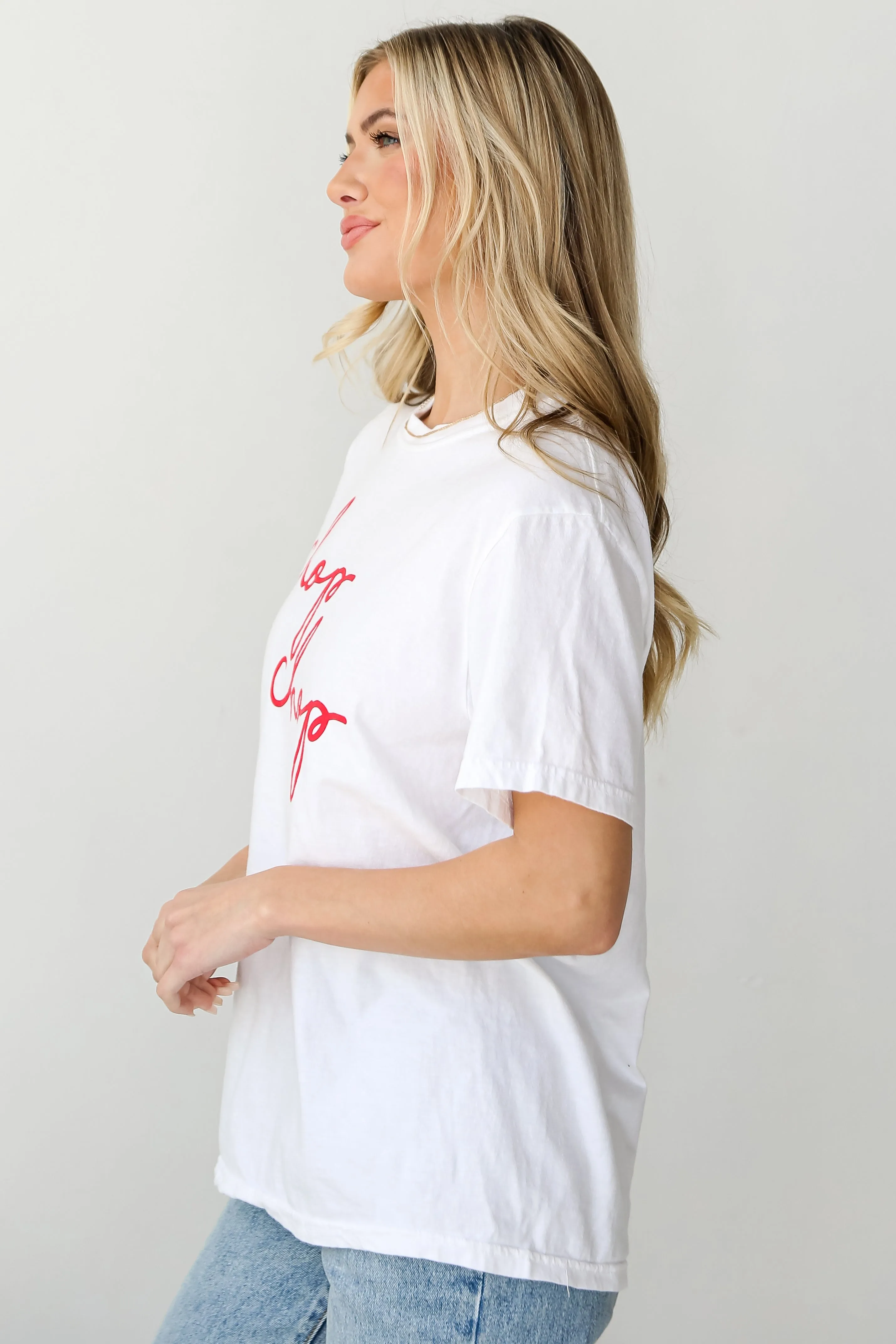 White Chop Chop Graphic Tee