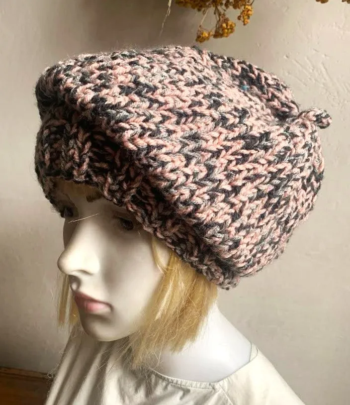 Women  Knitted Unisex Beanie Men Hat Chunky Melange Beanie Hat  beanie  or whichever you choose