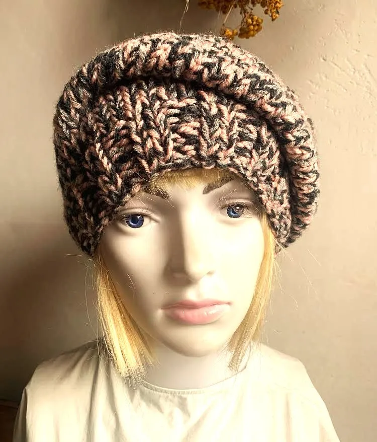 Women  Knitted Unisex Beanie Men Hat Chunky Melange Beanie Hat  beanie  or whichever you choose