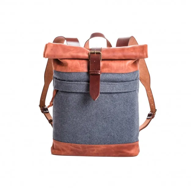 Wool Felt Grey Backpack