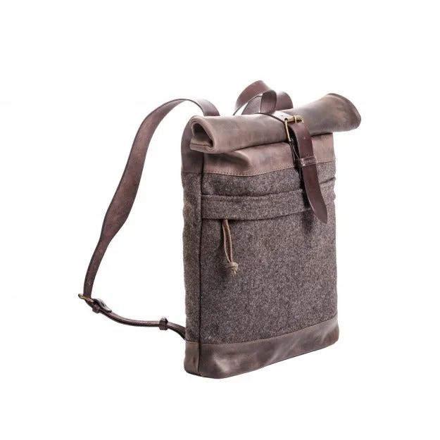 Wool Felt Taupe Backpack