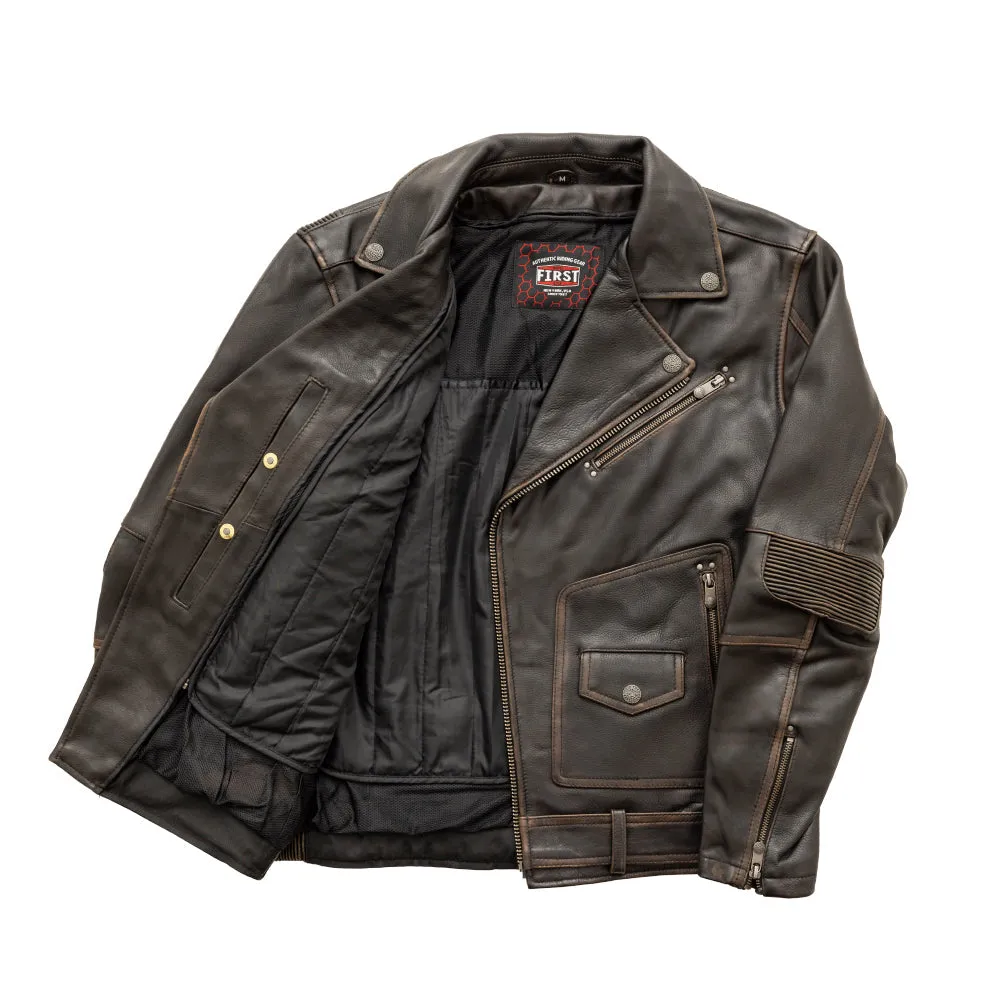 Wraith Men's Motorcycle Leather Jacket