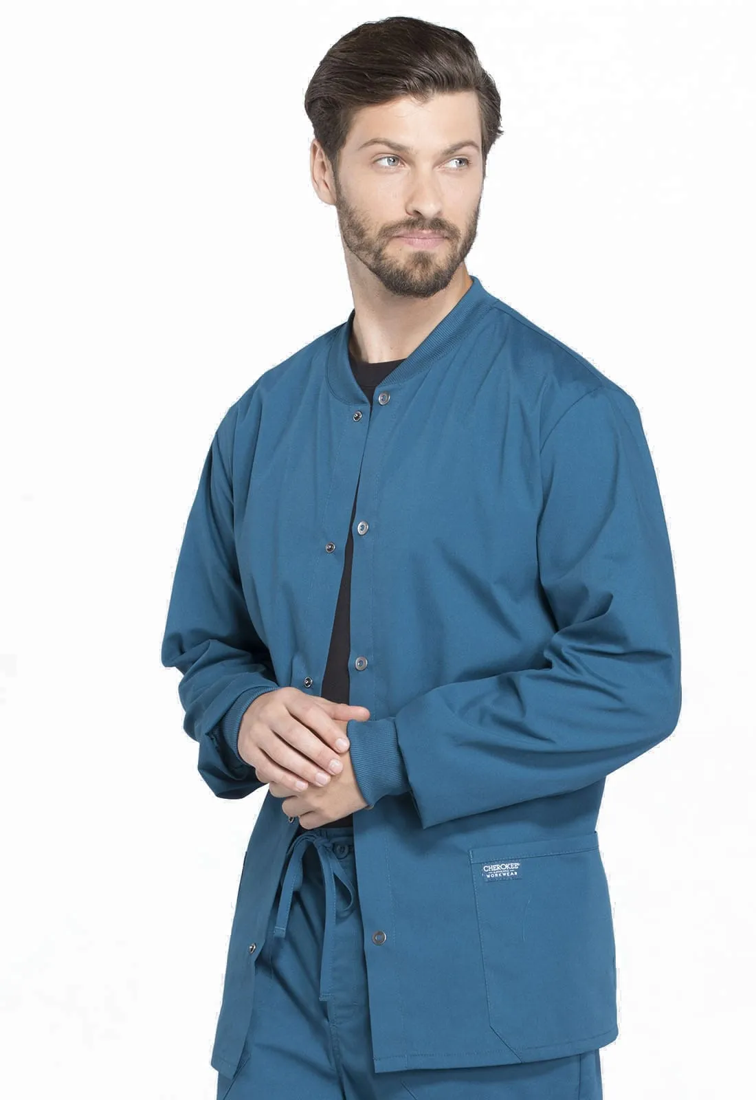 WW Professionals Men's Snap Front Jacket WW360